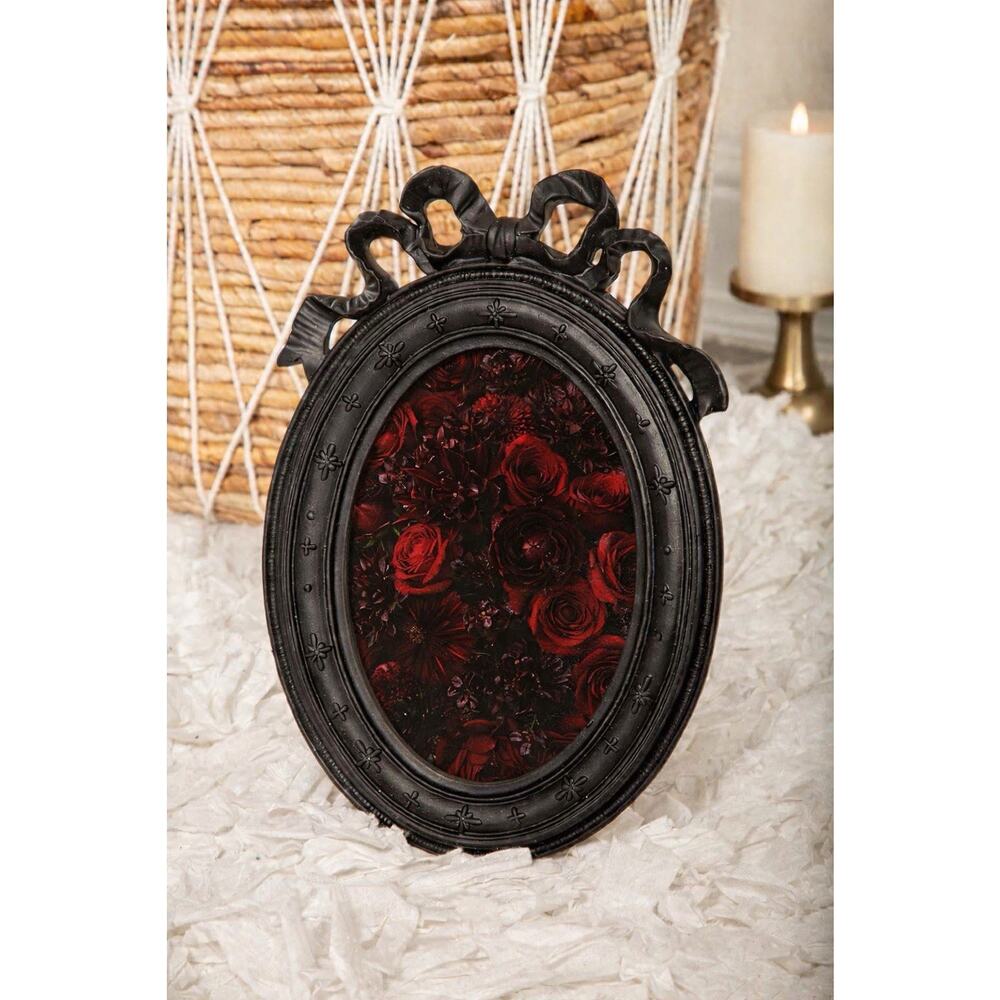 Hollywood Regency Vintage Antique Style Gothic Victorian Shabby Chic Bow Frame